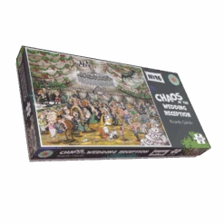 Chaos At The Wedding Reception - No.16 1000 Or 500 Piece Jigsaw Puzzle -All Jigsaw Puzzles ajp chaos at the wedding reception 500 lid AJP12998