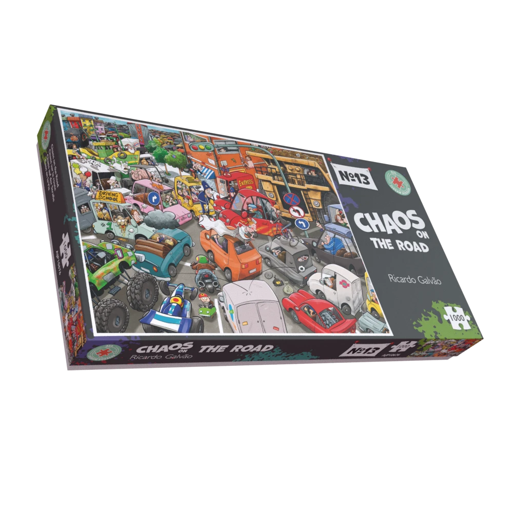 Chaos On The Road - No.13 1000 Piece Jigsaw Puzzle 5 Chaos On The Road - No.13 1000 Piece Jigsaw Puzzle - Image 3