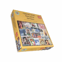 Christmas Stamps From Around The World 1000 Piece Jigsaw Puzzle