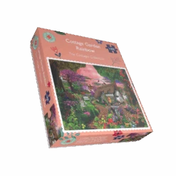 Cottage Garden Rainbow 1000 Or 500 Pieces Jigsaw Puzzles -All Jigsaw Puzzles ajp cottages cottage garden rainbow SB1000 lid AJP10567