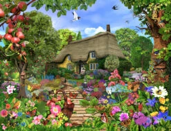 Thatched Cottage Garden 1000 Or 500 Piece Jigsaw Puzzles