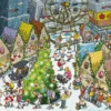 Djigsaw Vu At The Christmas Market 2 X 1000 Piece Jigsaw Puzzles -All Jigsaw Puzzles ajp djigsaw vu the christmas market new 1000 jig AJP13550