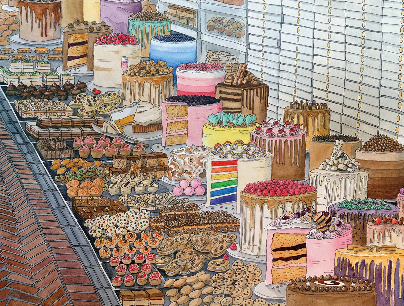 At The Farmer's Market 1000 Piece Jigsaw Puzzle 3 At The Farmer's Market 1000 Piece Jigsaw Puzzle