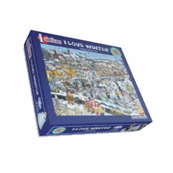 Mike Jupp I Love Winter 1000 Piece Jigsaw Puzzle -All Jigsaw Puzzles ajp mike jupp i love winter 1000 lid AJP151090