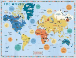 Prisoners Of Geography World Map 500 Piece Jigsaw Puzzle