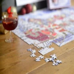 Santa's Visit 1000 Piece Jigsaw Puzzle -All Jigsaw Puzzles ajp santas visit lifestyle 1 AJP13513