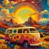 Take A Hippy "Trip" 1000 Piece Jigsaw Puzzle -All Jigsaw Puzzles ajp take a hippy trip 1000 jig AJP13508