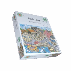 Poole Quay - Wendy Brown 1000 Piece Jigsaw Puzzle -All Jigsaw Puzzles ajp wendy brown poole quay 1000 lid AJP13229