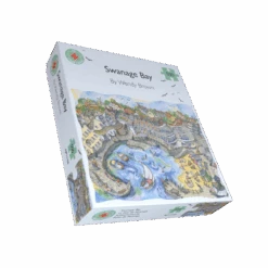 Swanage Bay 500 Or 1000 Piece Jigsaw Puzzle -All Jigsaw Puzzles ajp wendy brown swanage bay 500 lid AJP13108