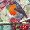 Winter Robin 1000 Piece Jigsaw Puzzle