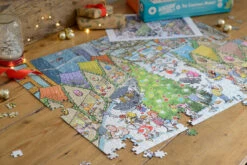 Djigsaw Vu At The Christmas Market 2 X 1000 Piece Jigsaw Puzzles -All Jigsaw Puzzles ajp13550 Djigsaw vu at the christmas market 1000 piece jigsaw puzzle lifestyle 3