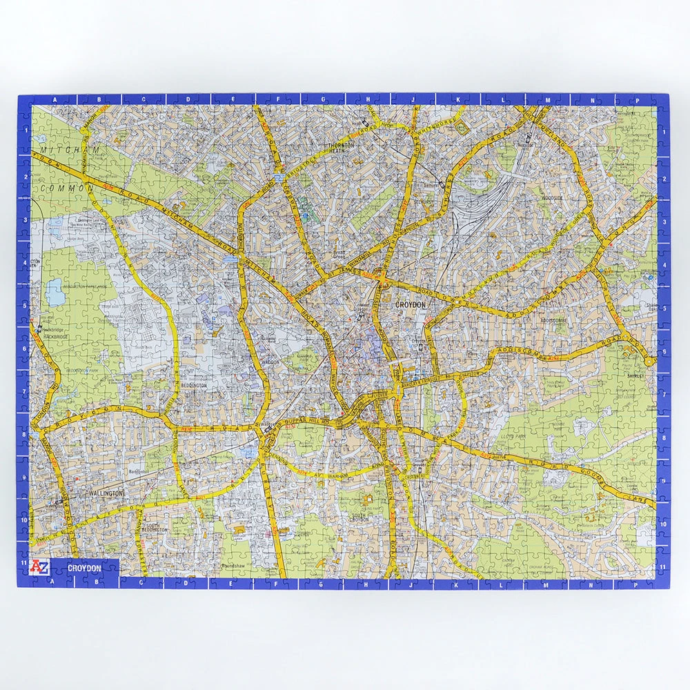 A To Z Map Of Croydon 1000 Piece Jigsaw 5 A To Z Map Of Croydon 1000 Piece Jigsaw - Image 3