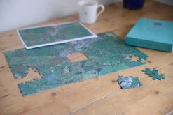 "My Hometown" Personalized Map Jigsaw Puzzle (USA Aerial & USGS) -All Jigsaw Puzzles aph100 hometown 100 piece jigsaw puzzle lifestyle 2