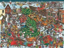 Bart Slyp Christmas Street 1000 Piece Jigsaw Puzzle
