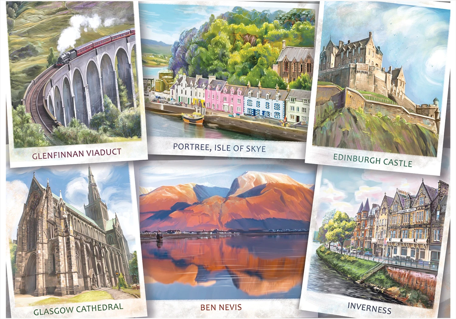Falcon De LuxeGreetings From Scotland 1000 Piece Jigsaw Puzzle 3 Falcon De LuxeGreetings From Scotland 1000 Piece Jigsaw Puzzle