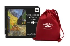 Cafe Terrace At Nightby Van Gogh 300 Piece Wooden Jigsaw Puzzle