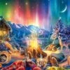 Schmidt Campfire Romance Under The Starry Sky 1000 Piece Jigsaw Puzzle -All Jigsaw Puzzles campfire under starry sky