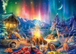 Schmidt Campfire Romance Under The Starry Sky 1000 Piece Jigsaw Puzzle