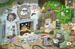 Christmas At Chaos House- No.2 300 Piece Wooden Jigsaw Puzzle