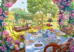 Schmidt June's Journey: Tea In The Garden 1000 Piece Jigsaw Puzzle