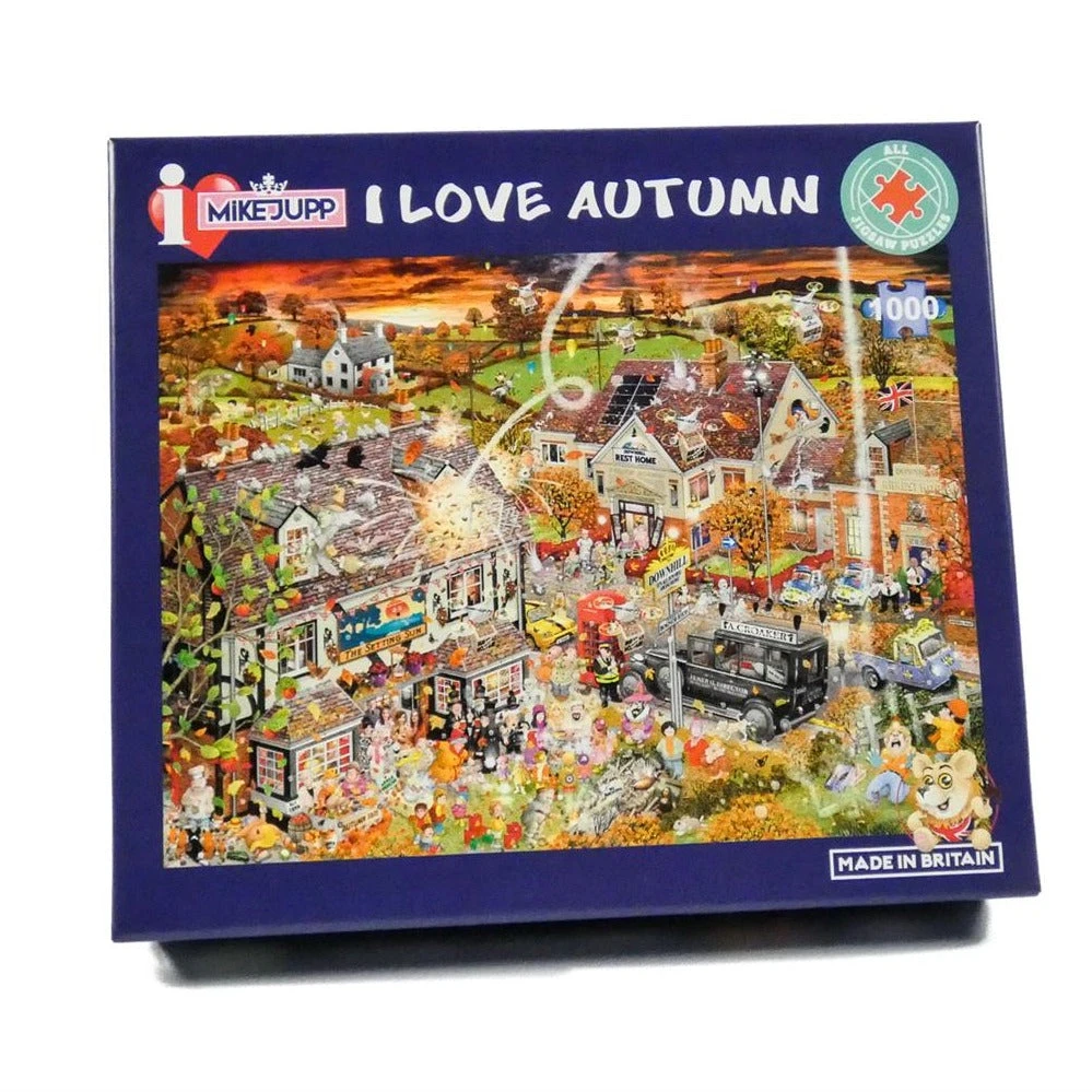 Mike Jupp I Love Autumn 1000 Piece Jigsaw Puzzle 4 Mike Jupp I Love Autumn 1000 Piece Jigsaw Puzzle - Image 2