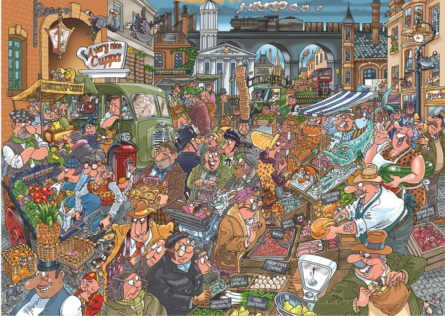 Jumbo Wasgij Destiny 26 Organic Overload 1000 Piece Jigsaw Puzzle