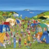 Far From The Madding Crowd, The Camping Collection,Trai Hiscock 1000 Or 500 Piece Jigsaw Puzzle