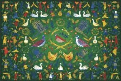 12 Days Of Christmas - 300 Piece Wooden Jigsaw Puzzle