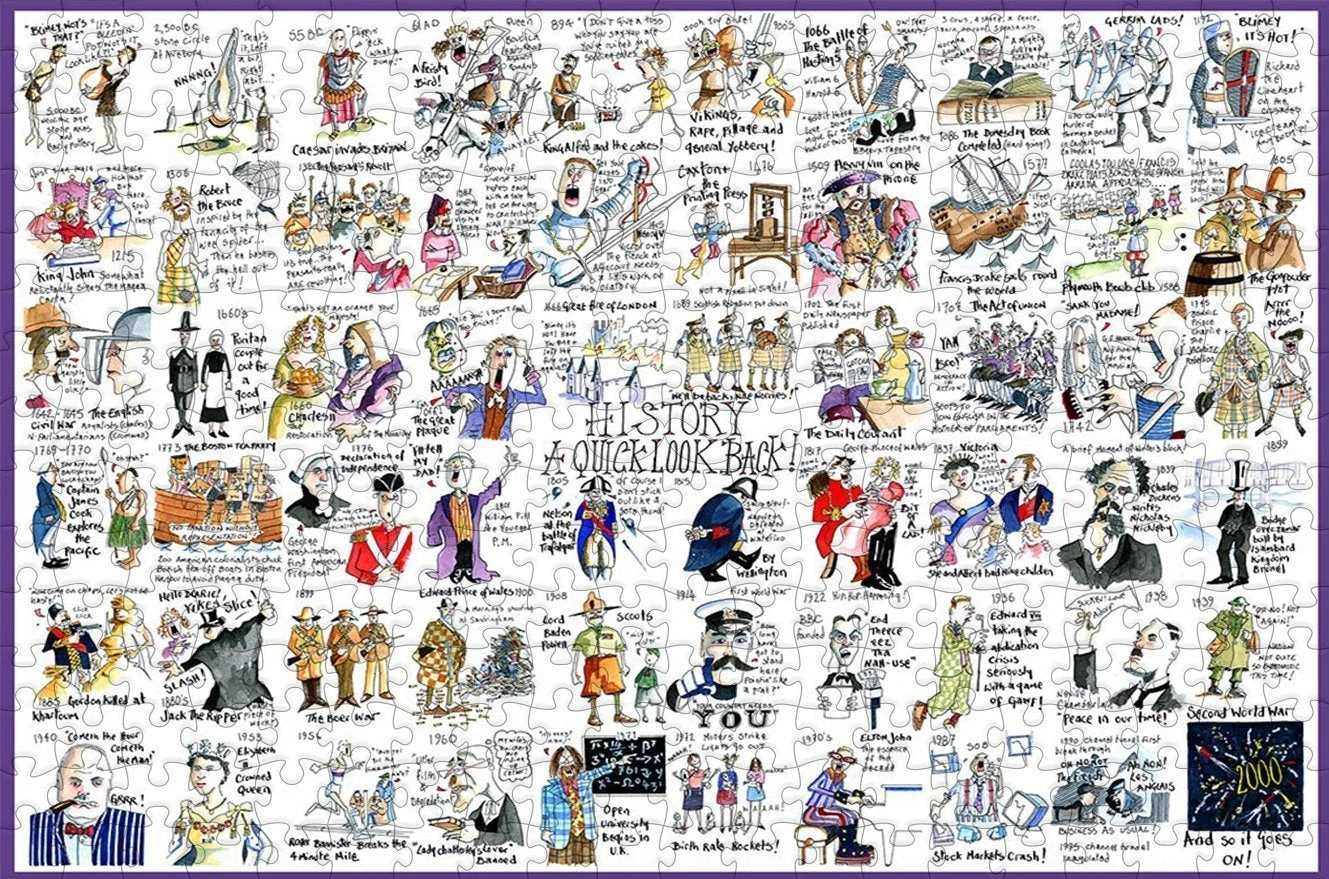 History - Tim Bulmer - 300 Piece Wooden Jigsaw Puzzle 3 History - Tim Bulmer - 300 Piece Wooden Jigsaw Puzzle