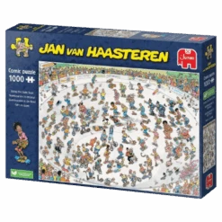 Jumbo Jan Van Haasteren Riding The Skate Bowl1000 Piece Jigsaw Puzzle -All Jigsaw Puzzles jan van haasteren riding the skate bowl 1000 piece jigsaw puzzle box1