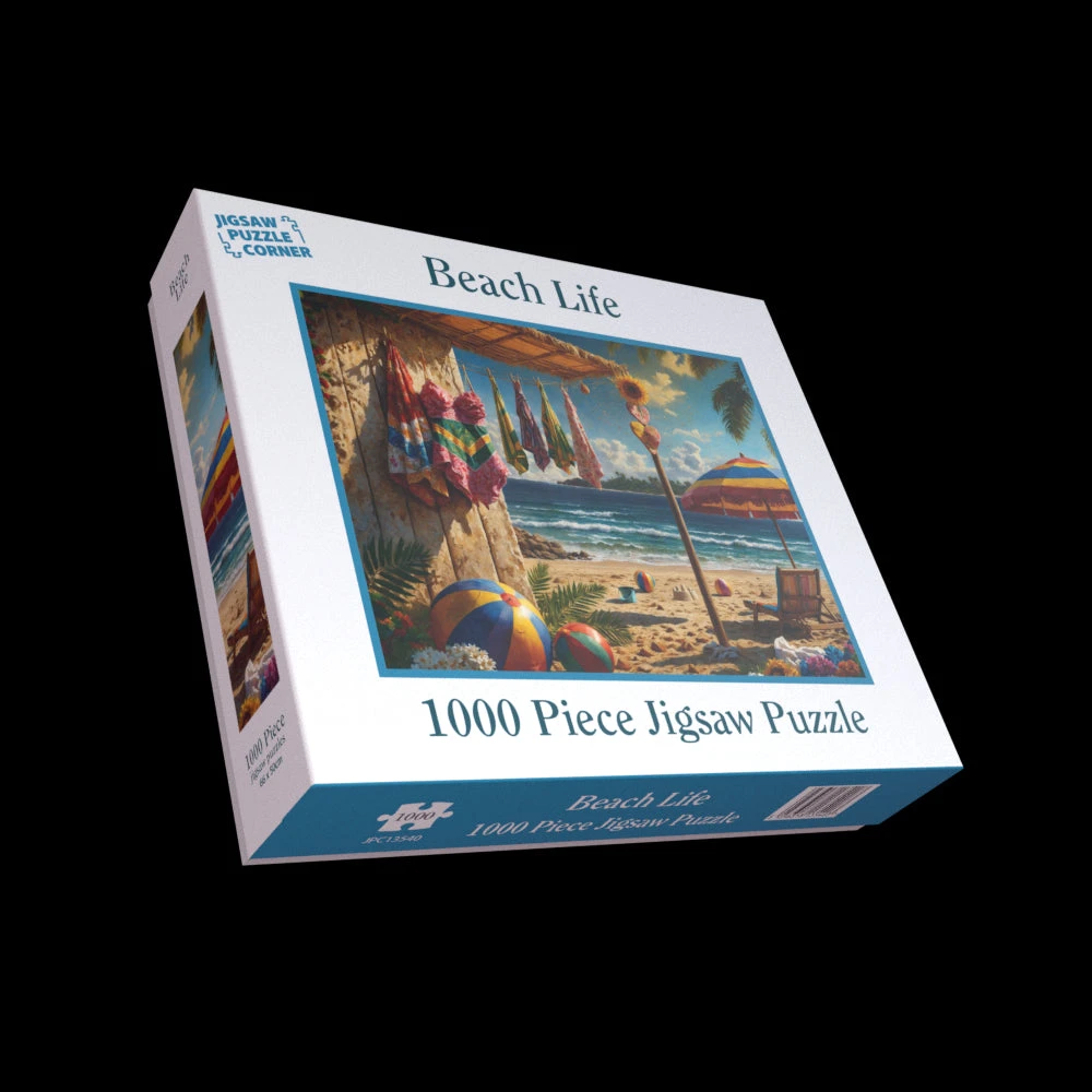 Beach Life 1000 Piece Jigsaw Puzzle 4 Beach Life 1000 Piece Jigsaw Puzzle - Image 2
