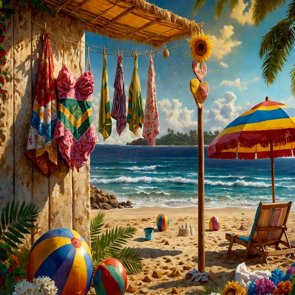 Beach Life 1000 Piece Jigsaw Puzzle 3 Beach Life 1000 Piece Jigsaw Puzzle