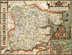 Essex Historical Map 1000 Piece Jigsaw Puzzle (1610)