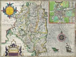 Leinster Historical Map 1000 Piece Jigsaw Puzzle (1610)