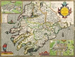 Munster Historical Map 1000 Piece Jigsaw Puzzle (1610)