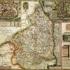 Northumberland Historical Map 1000 Piece Jigsaw Puzzle (1610)
