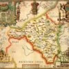 Radnorshire Historical Map 1000 Piece Jigsaw Puzzle (1610)