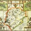 Rutland Historical Map 1000 Piece Jigsaw Puzzle (1610)