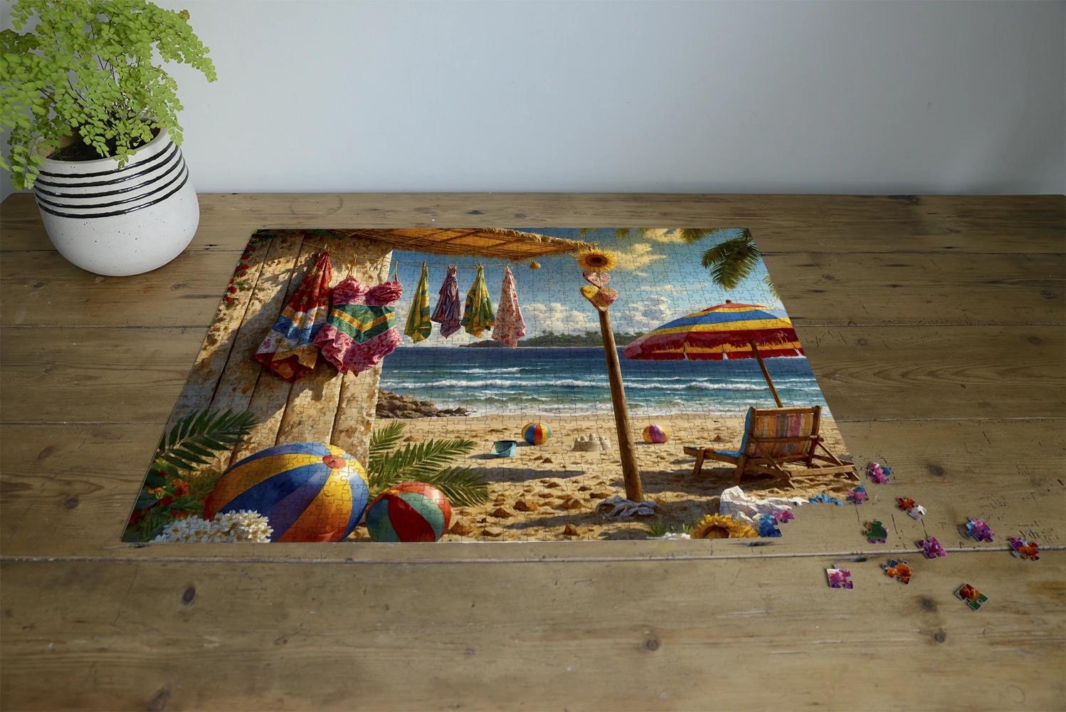 Beach Life 1000 Piece Jigsaw Puzzle 5 Beach Life 1000 Piece Jigsaw Puzzle - Image 3