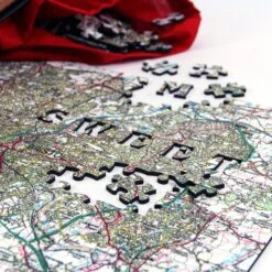 Hometown Wooden Map Jigsaw Puzzle -All Jigsaw Puzzles personalised jigsaw personalised wooden map jigsaw 2