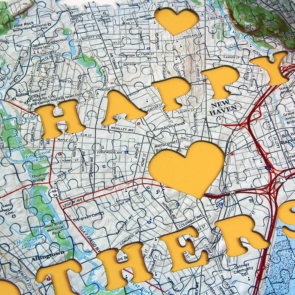 Mother's Day Hometown US Map Jigsaw Puzzle 5 Mother's Day Hometown US Map Jigsaw Puzzle - Image 3