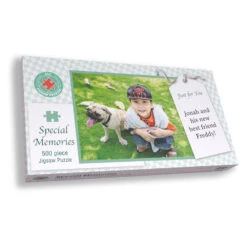 Personalised 500 Piece Photo Jigsaw -All Jigsaw Puzzles pug 500 piece photo landscape box WR 1