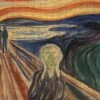 The Scream By Edvard Munch 300 Piece Wooden Jigsaw Puzzle -All Jigsaw Puzzles scream