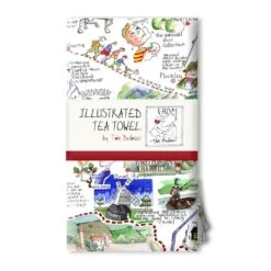 Tim Bulmer's Map Of Kent Jigsaw & Tea Towel Gift Bundle -All Jigsaw Puzzles tim bulmers map of kent tea towel wr