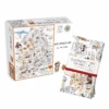 Tim Bulmer's Northumberland Jigsaw & Tea Towel Gift Bundle -All Jigsaw Puzzles tim bulmers map of northumberland gift bundle wr