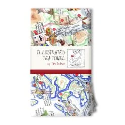Tim Bulmer's Scotland Map Jigsaw & Tea Towel Gift Bundle -All Jigsaw Puzzles tim bulmers map of scotland tea towel wr