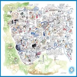 Tim Bulmer 'Ey Up Yorkshire' 1000 Piece Jigsaw Puzzle Bundle -All Jigsaw Puzzles tim bulmers map of yorkshire 1000 piece jigsaw puzzle wr